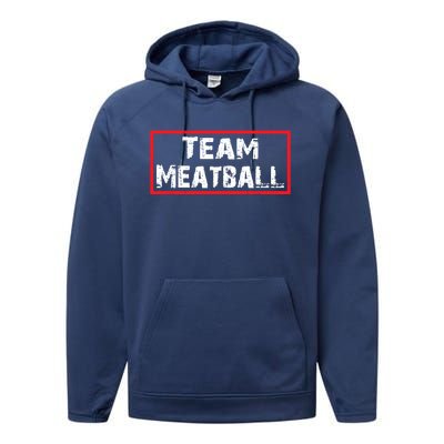 Team Meatball Performance Fleece Hoodie