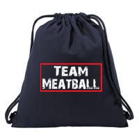 Team Meatball Drawstring Bag