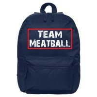 Team Meatball 16 in Basic Backpack