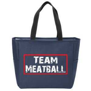 Team Meatball Zip Tote Bag