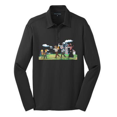 The Masterpiece Theater Silk Touch Performance Long Sleeve Polo