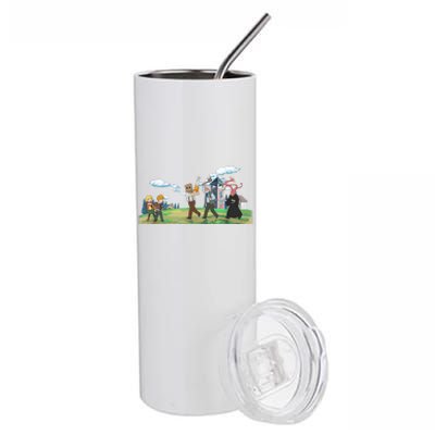 The Masterpiece Theater Stainless Steel Tumbler