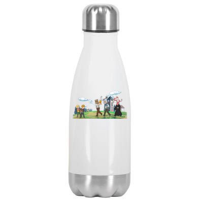 The Masterpiece Theater Stainless Steel Insulated Water Bottle