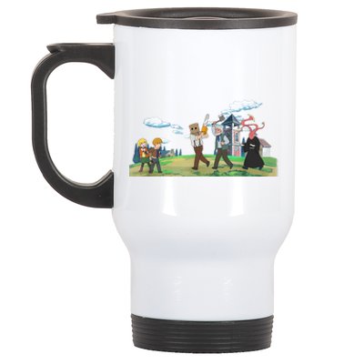 The Masterpiece Theater Stainless Steel Travel Mug