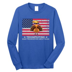 Trumpgivnig Make Thanksgiving Great Again Partyturkey Flag Cool Gift Long Sleeve Shirt