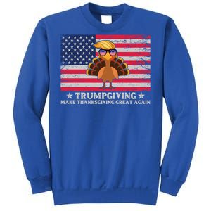 Trumpgivnig Make Thanksgiving Great Again Partyturkey Flag Cool Gift Sweatshirt