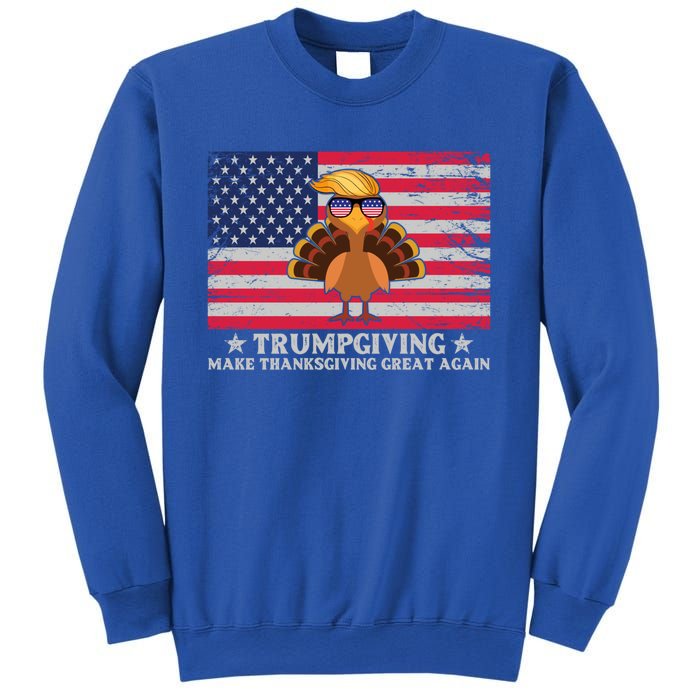 Trumpgivnig Make Thanksgiving Great Again Partyturkey Flag Cool Gift Sweatshirt