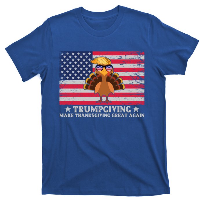 Trumpgivnig Make Thanksgiving Great Again Partyturkey Flag Cool Gift T-Shirt