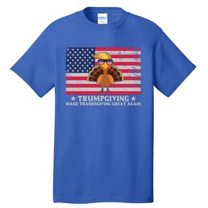 Trumpgivnig Make Thanksgiving Great Again Partyturkey Flag Cool Gift Tall T-Shirt