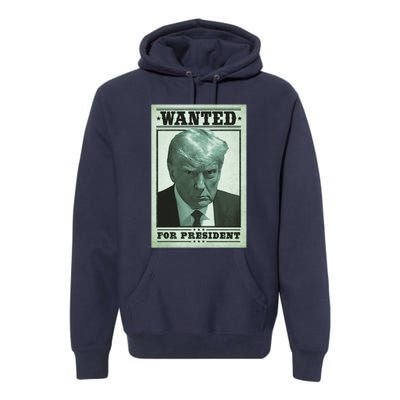 Trump Mugshot Premium Hoodie