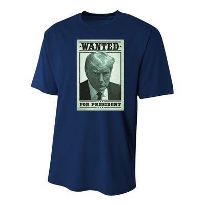 Trump Mugshot Youth Performance Sprint T-Shirt