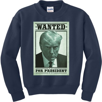 Trump Mugshot Kids Sweatshirt