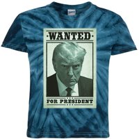 Trump Mugshot Kids Tie-Dye T-Shirt