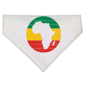 Tanzania Map Tanzanian Retro USA-Made Doggie Bandana