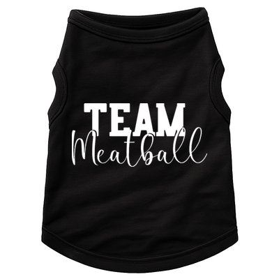 Team Meatball Doggie Tank