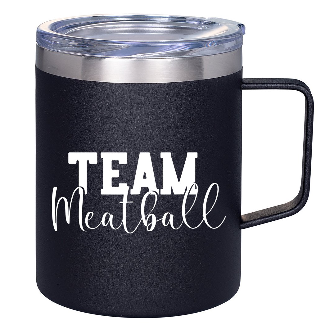 Team Meatball 12oz Stainless Steel Coffee Mug