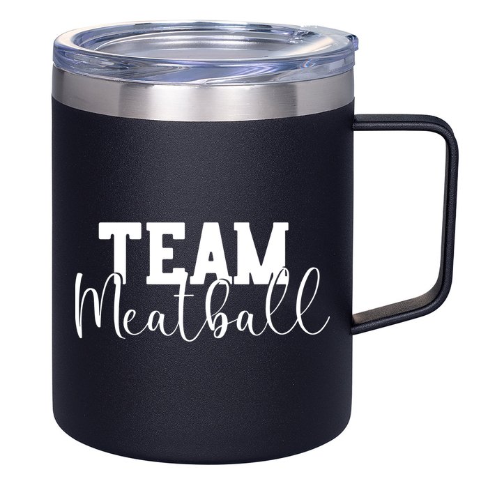 Team Meatball 12oz Stainless Steel Coffee Mug