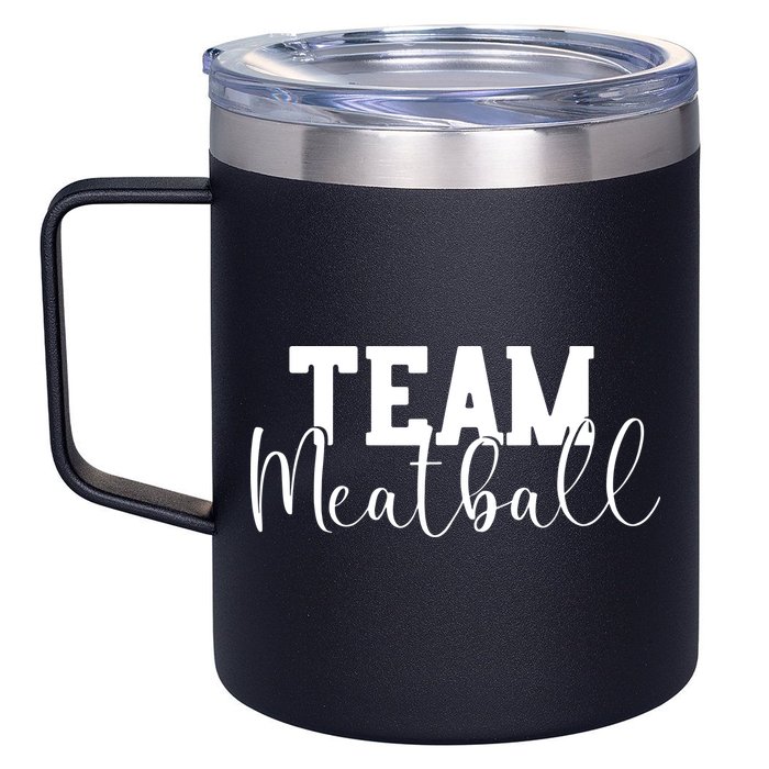 Team Meatball 12oz Stainless Steel Coffee Mug