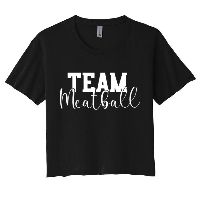Team Meatball Crop Top
