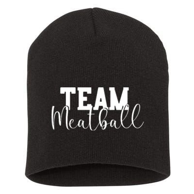 Team Meatball Short Acrylic Beanie