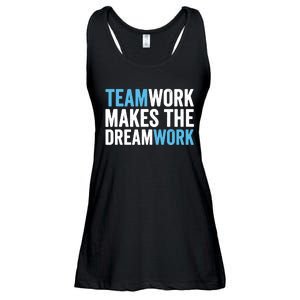 Teamwork Makes The Dreamwork Ladies Essential Flowy Tank