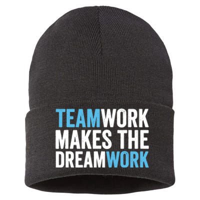 Teamwork Makes The Dreamwork Sustainable Knit Beanie