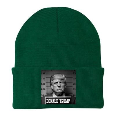 Trump Mugshot Trump Mug Shot Trending Knit Cap Winter Beanie