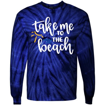 Take Me To The Beach Cute Vacation Tie-Dye Long Sleeve Shirt