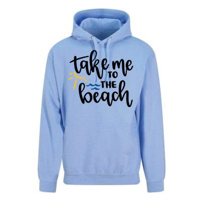 Take Me To The Beach Cute Vacation Unisex Surf Hoodie