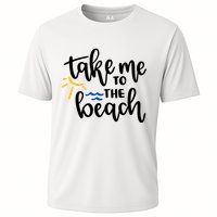 Take Me To The Beach Cute Vacation Cooling Performance Crew T-Shirt