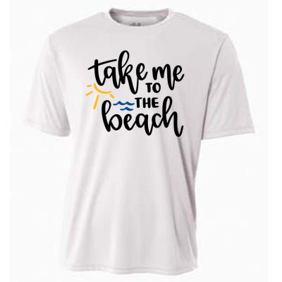 Take Me To The Beach Cute Vacation Cooling Performance Crew T-Shirt