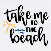 Take Me To The Beach Cute Vacation Cooling Performance Crew T-Shirt