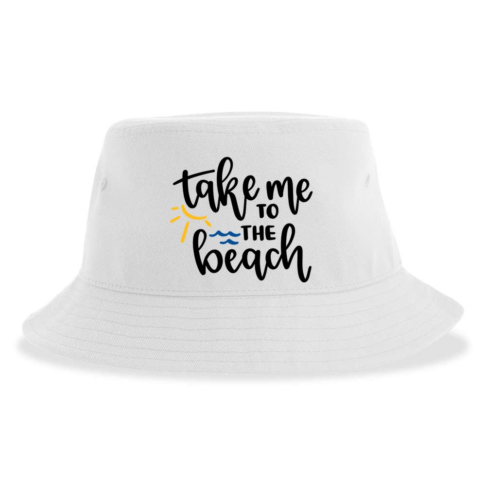 Take Me To The Beach Cute Vacation Sustainable Bucket Hat