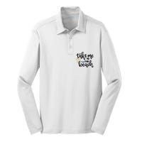 Take Me To The Beach Cute Vacation Silk Touch Performance Long Sleeve Polo