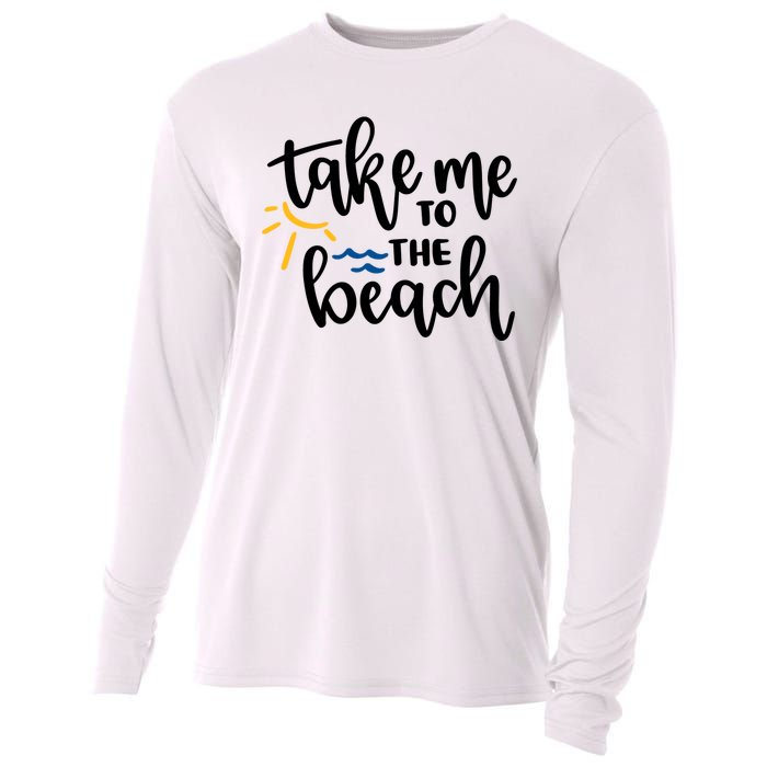 Take Me To The Beach Cute Vacation Cooling Performance Long Sleeve Crew