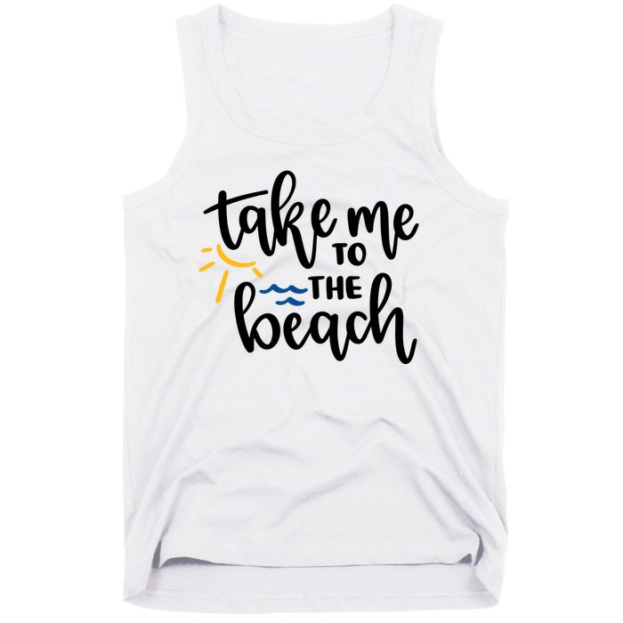 Take Me To The Beach Cute Vacation Tank Top