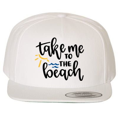 Take Me To The Beach Cute Vacation Wool Snapback Cap