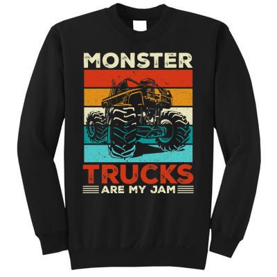 Toddler Monster Truck Are My Jam Costume Wo Boys Girls Premium Sweatshirt