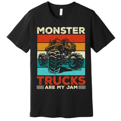 Toddler Monster Truck Are My Jam Costume Wo Boys Girls Premium Premium T-Shirt