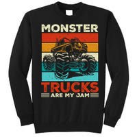 Toddler Monster Truck Are My Jam Costume Wo Boys Girls Premium Tall Sweatshirt