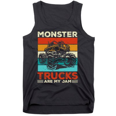 Toddler Monster Truck Are My Jam Costume Wo Boys Girls Premium Tank Top