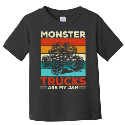 Toddler Monster Truck Are My Jam Costume Wo Boys Girls Premium Toddler T-Shirt