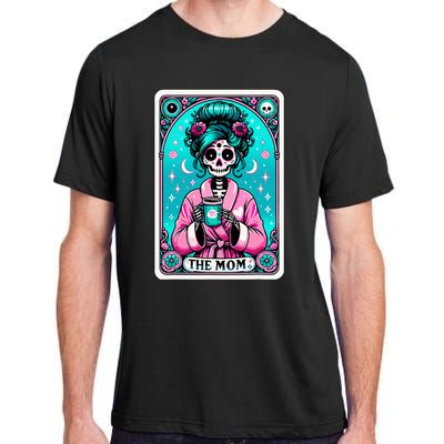 The Mom Tarot Card Skeleton Witch Mom Skull Adult ChromaSoft Performance T-Shirt