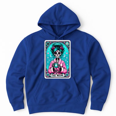 The Mom Tarot Card Skeleton Witch Mom Skull Hoodie