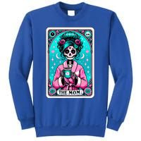 The Mom Tarot Card Skeleton Witch Mom Skull Sweatshirt