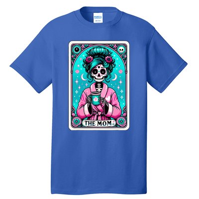 The Mom Tarot Card Skeleton Witch Mom Skull Tall T-Shirt