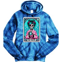 The Mom Tarot Card Skeleton Witch Mom Skull Tie Dye Hoodie