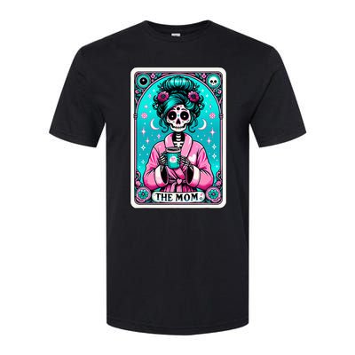 The Mom Tarot Card Skeleton Witch Mom Skull Softstyle CVC T-Shirt