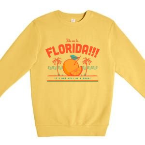 Take Me To Florida Ttpd Album Premium Crewneck Sweatshirt