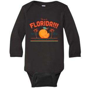 Take Me To Florida Ttpd Album Baby Long Sleeve Bodysuit